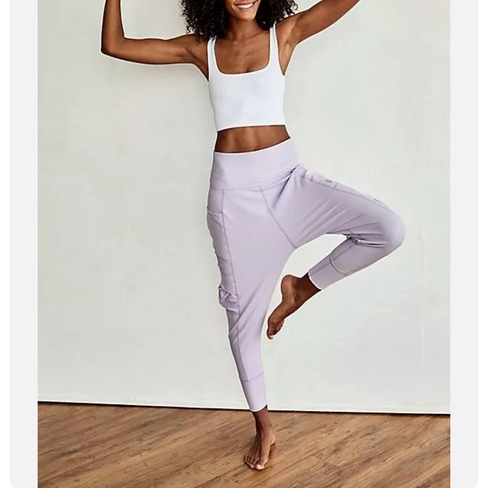 NWOT Free People Purple Take A Hike Cargo Pants